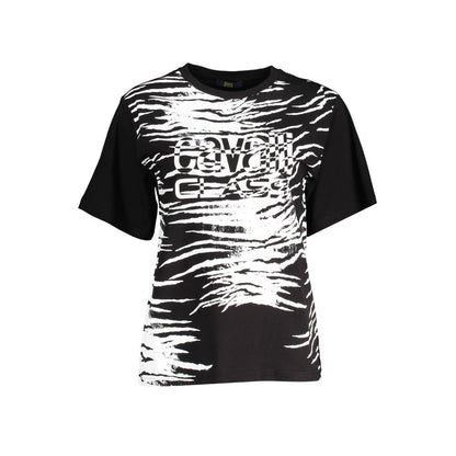 Cavalli klass svart bomull dam T-shirt