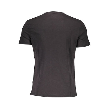 Camiseta de algodón negra para hombre Guess Jeans