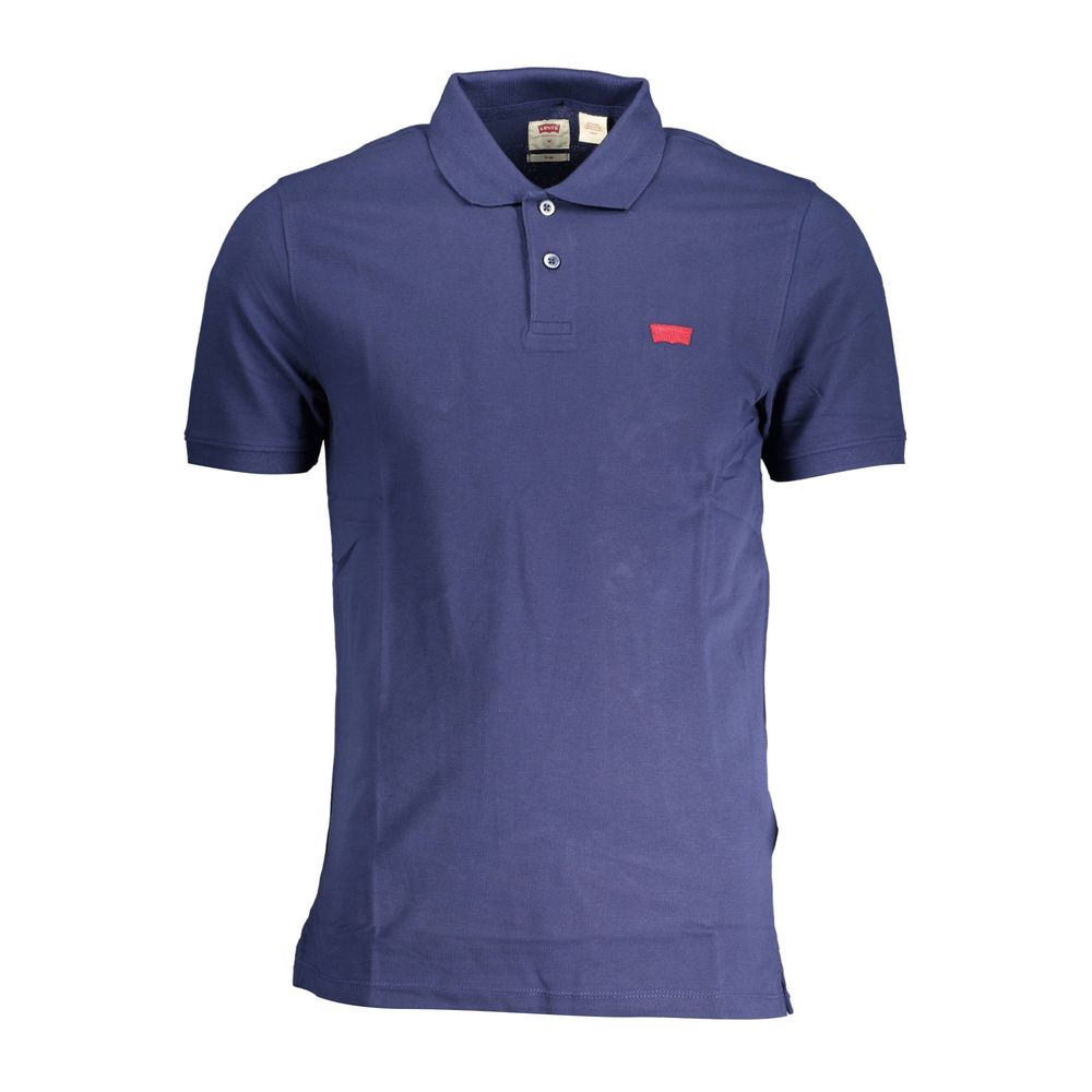 Polo Levi's de algodón azul para hombre