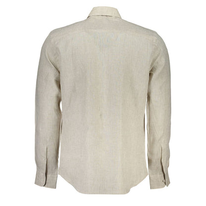 Camisa de lino beige para hombre de North Sails