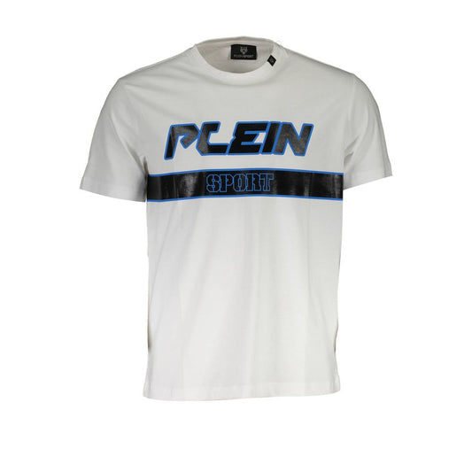 Camiseta de algodón blanca para hombre de Plein Sport