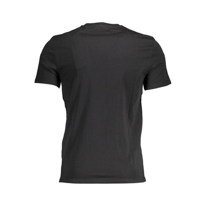 Camiseta de algodón negra para hombre Guess Jeans