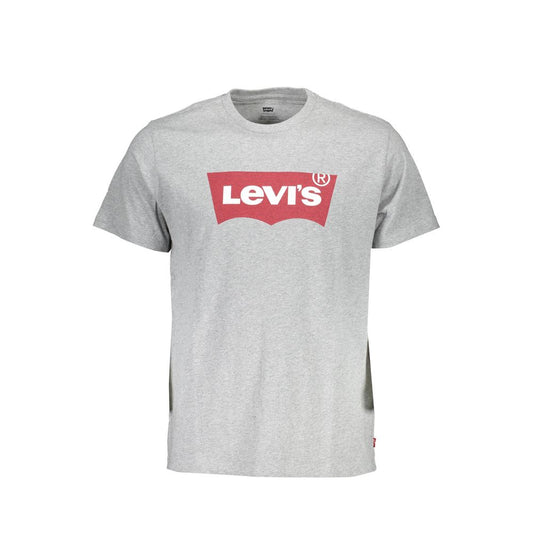 Levi's Grey Cotton Men T-shirt