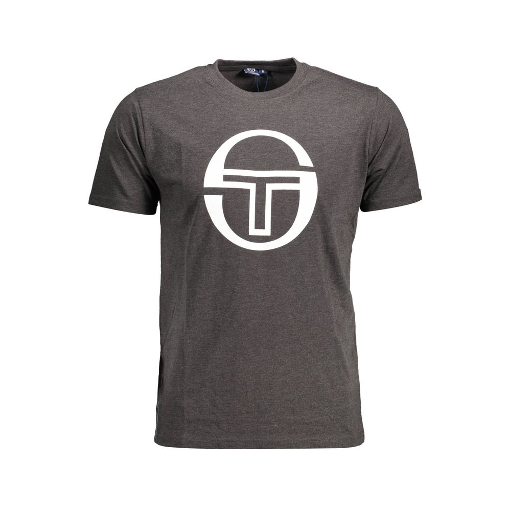 Sergio Tacchini Gray Cotton T-Shirt