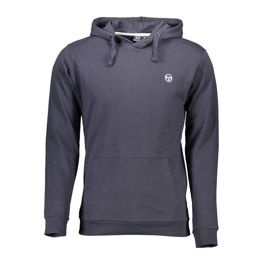 Sergio Tacchini Jersey de hombre de algodón azul