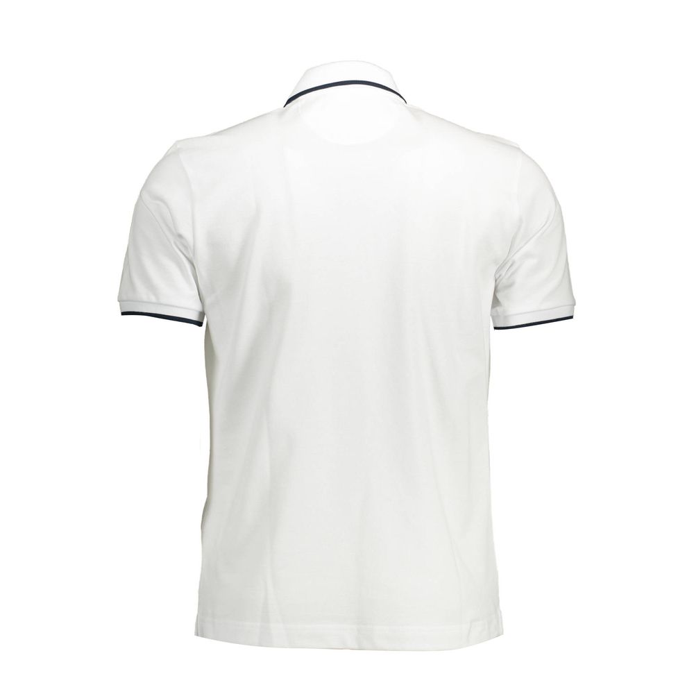 Polo de algodón blanco para hombre La Martina