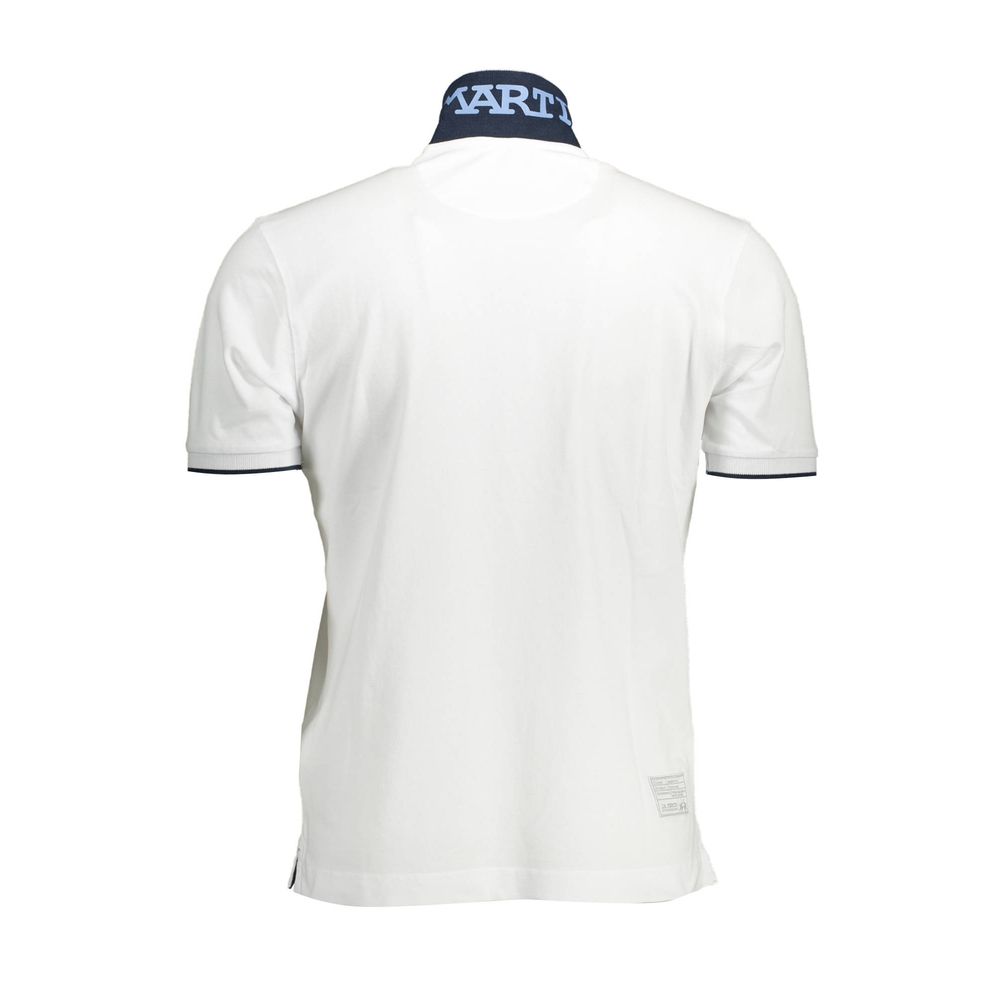 Polo de algodón blanco para hombre La Martina