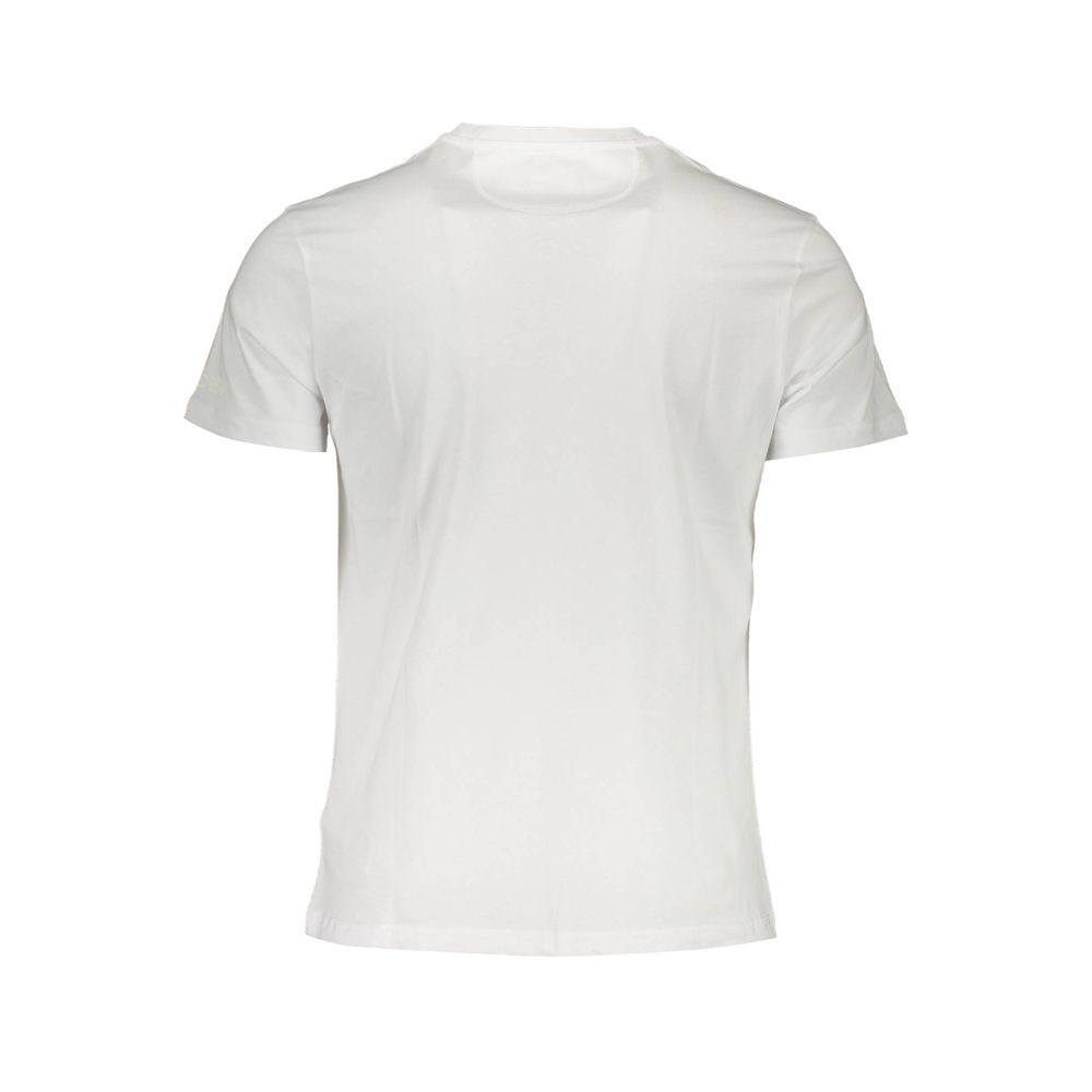 La Martina White Cotton Men T-Shirt