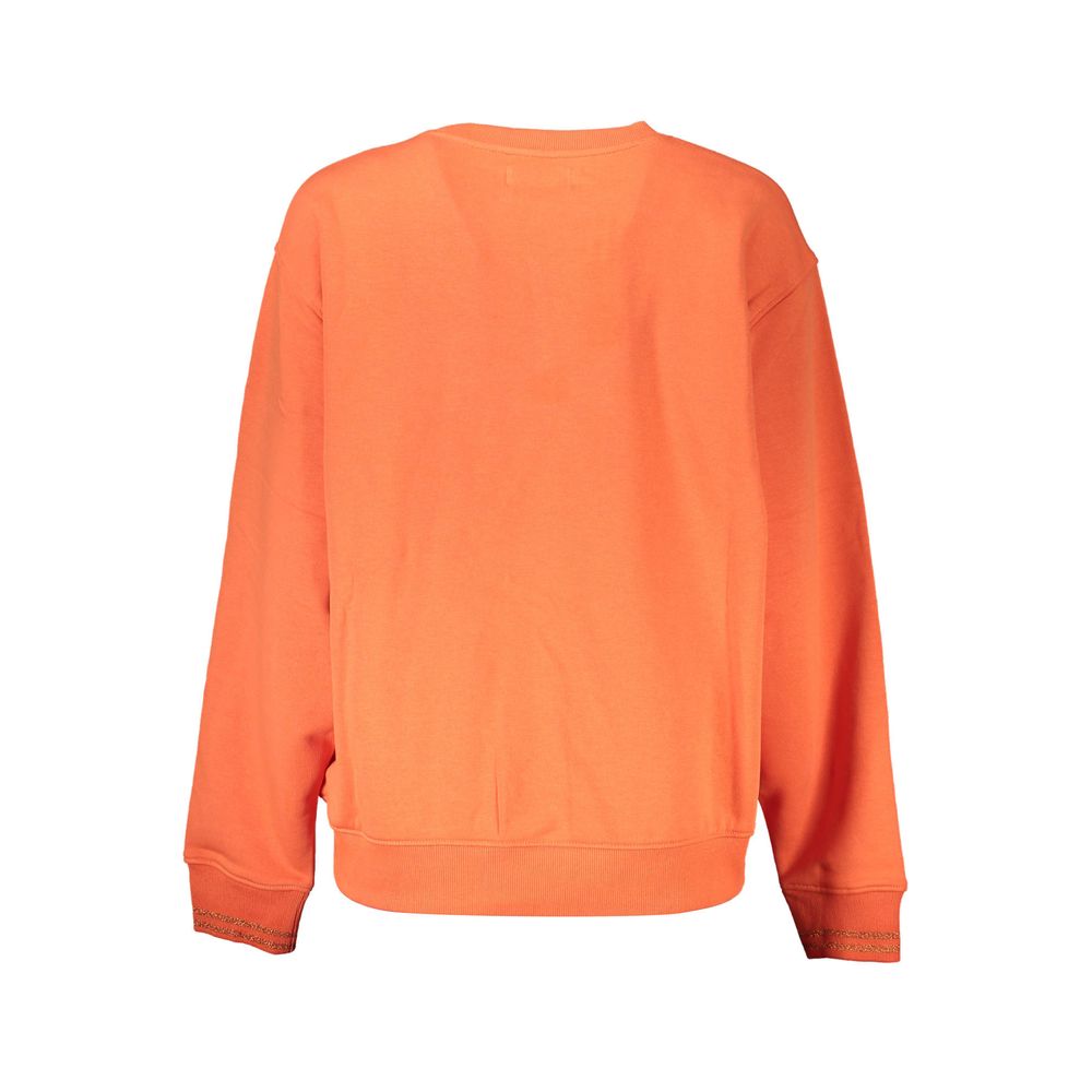 Desigual Orange bomullströja för kvinnor