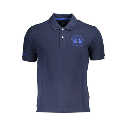 Polo de algodón azul para hombre La Martina