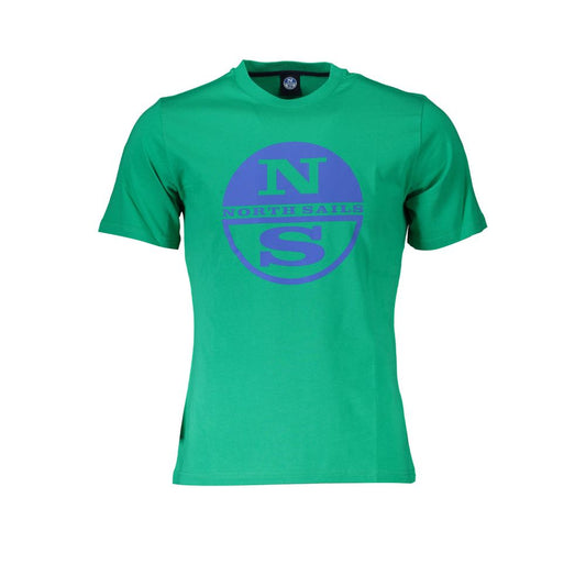 Camiseta de algodón verde para hombre de North Sails