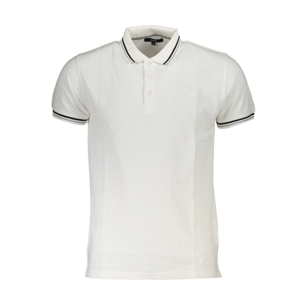 Polo de algodón blanco Cavalli Class