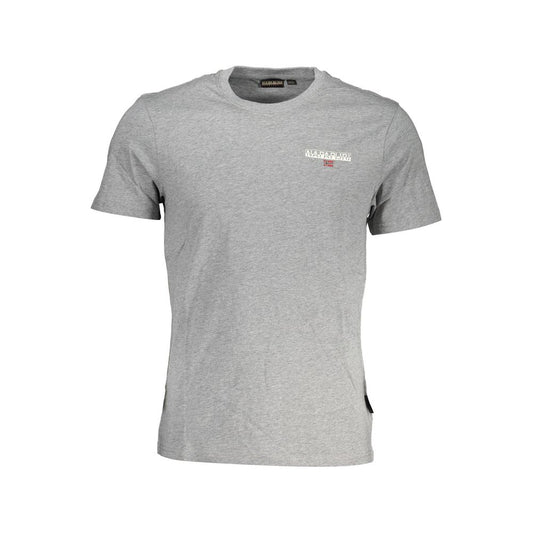 Camiseta de algodón gris para hombre de Napapijri