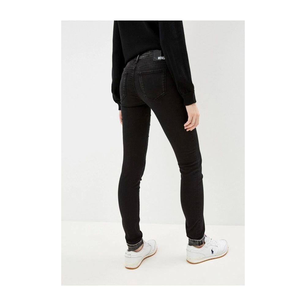 Love Moschino Black Cotton Dam Jeans