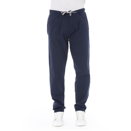 Pantalones chinos de algodón azul Baldinini Trend para hombre