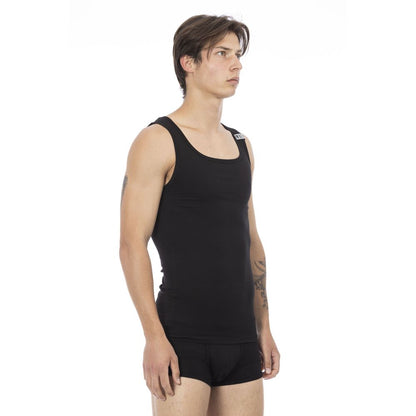 Bikkembergs Black Cotton Men Linne