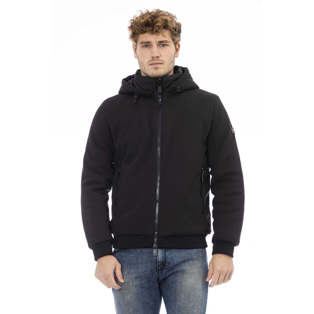 Chaqueta de poliéster negra para hombre Baldinini Trend