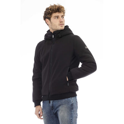 Chaqueta de poliéster negra para hombre Baldinini Trend