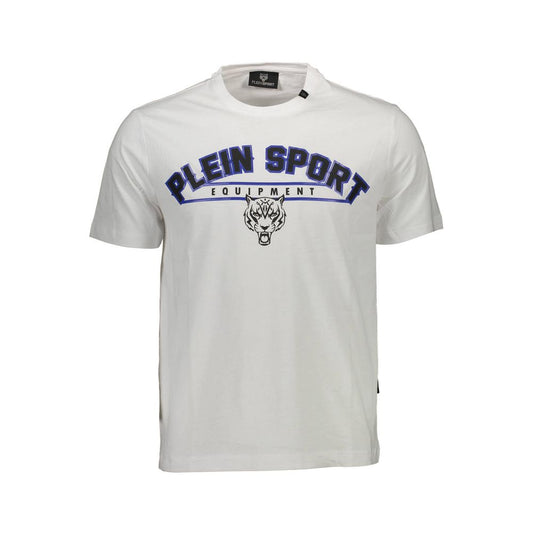 Camiseta de algodón blanca para hombre de Plein Sport