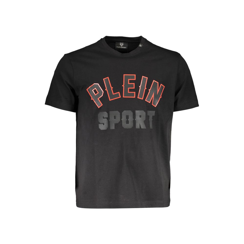 Plein Sport Svart T-shirt för män i bomull