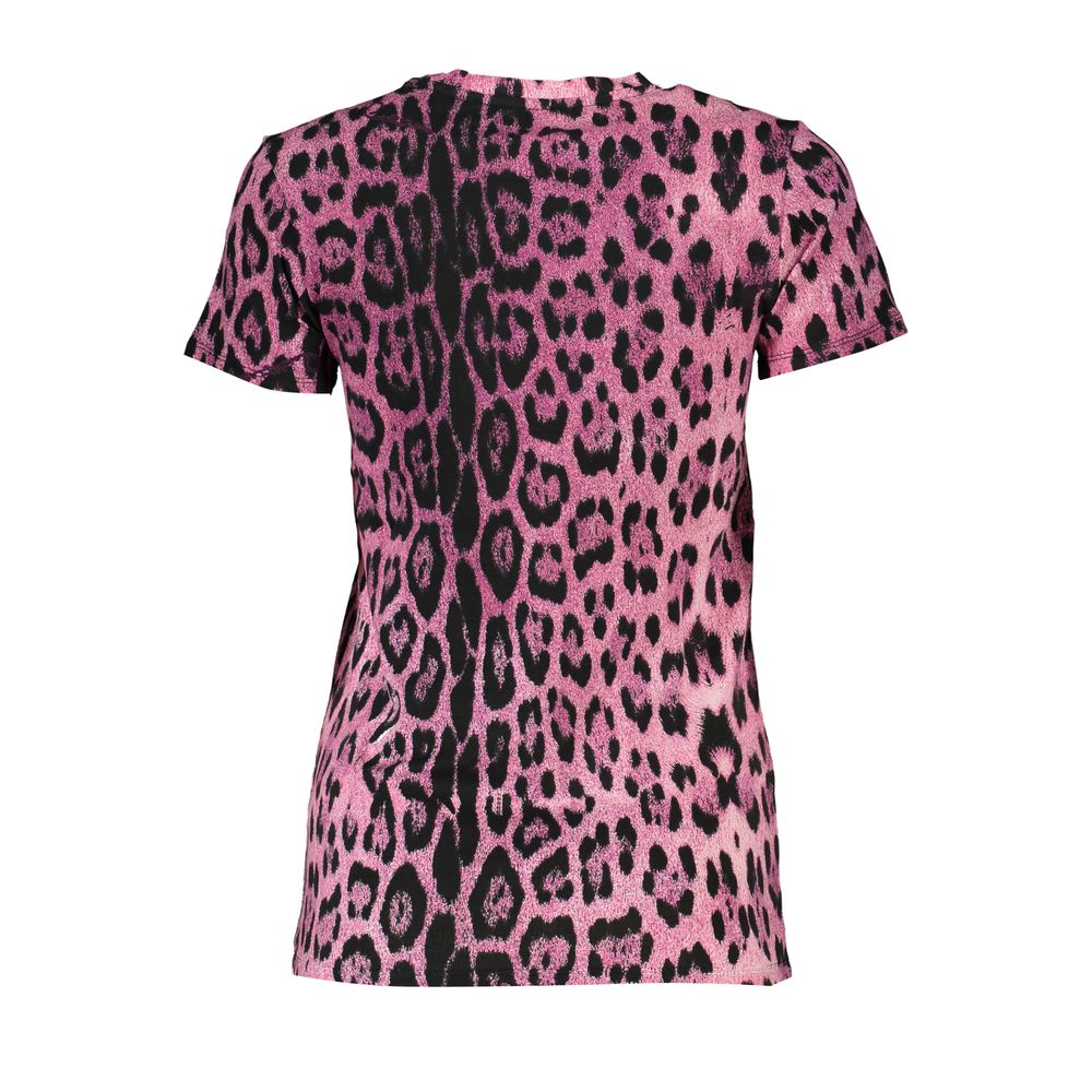 Cavalli Class Pink Cotton Tops & T-Shirt