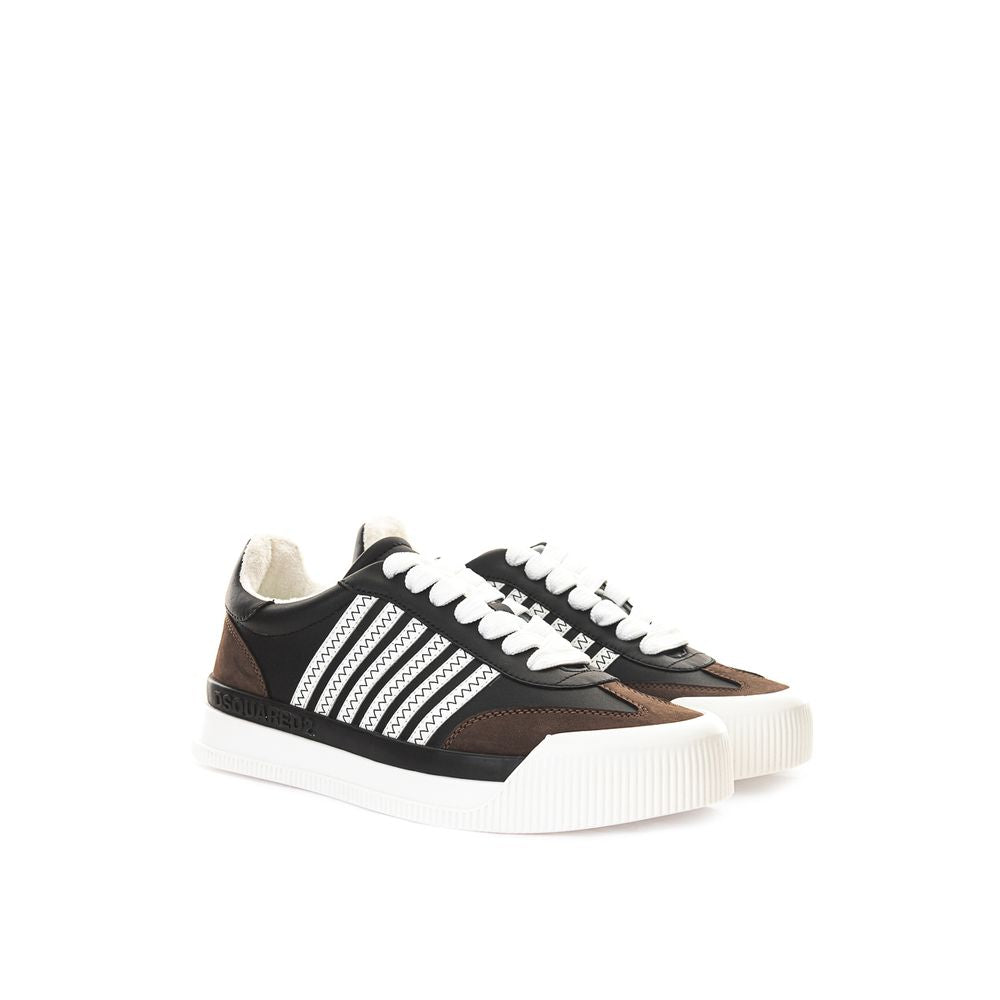 Dsquared² Sneaker i svart läder