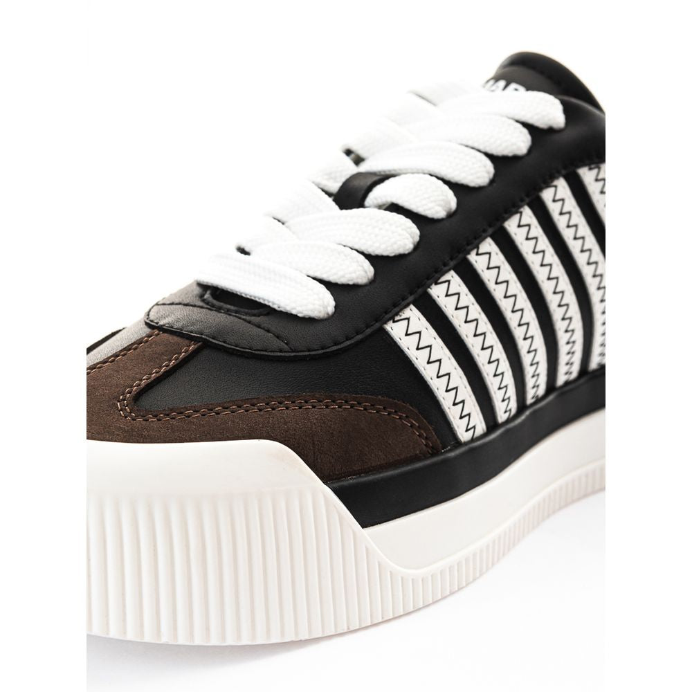 Dsquared² Sneaker i svart läder