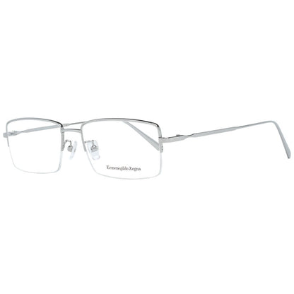 Ermenegildo Zegna Silver Men Optical Frames