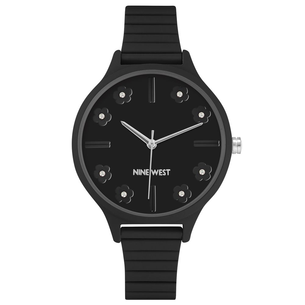 Reloj Nine West para mujer, color negro