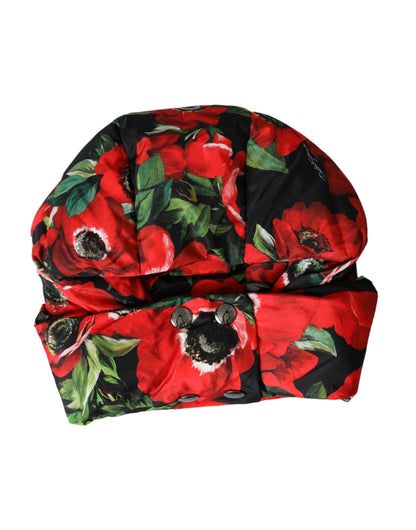 Dolce & Gabbana Multicolor Anemone Whole Head Wrap Hat