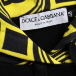 Dolce &amp; Gabbana svart logotyp bomullströja med huva