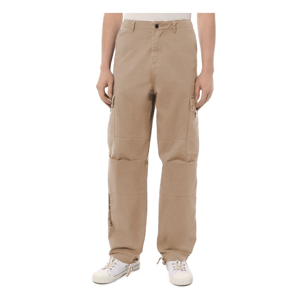 Comme Des Fuckdown Beige bomulls jeans och byxor