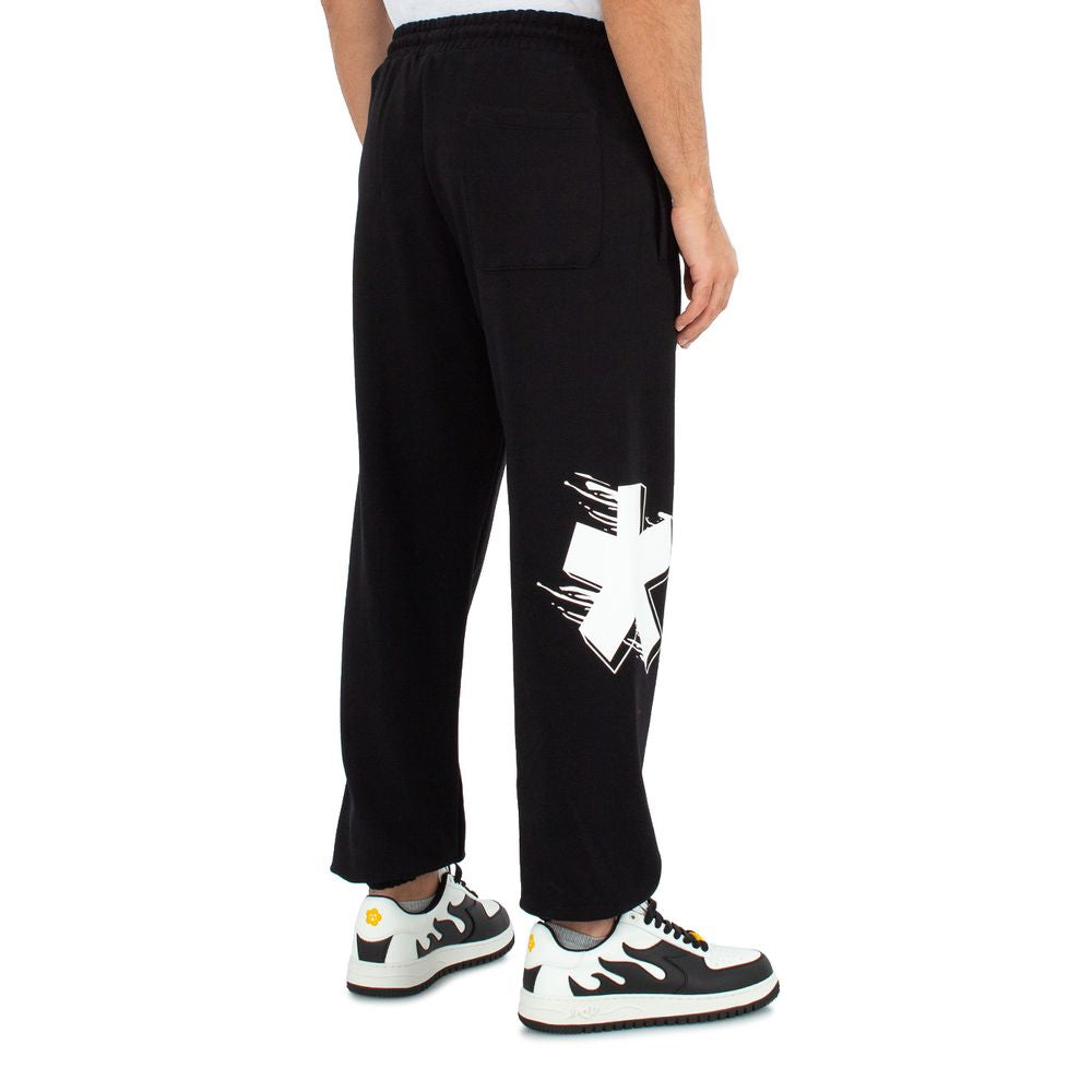 Comme Des Fuckdown Black Cotton Men Sweatpant