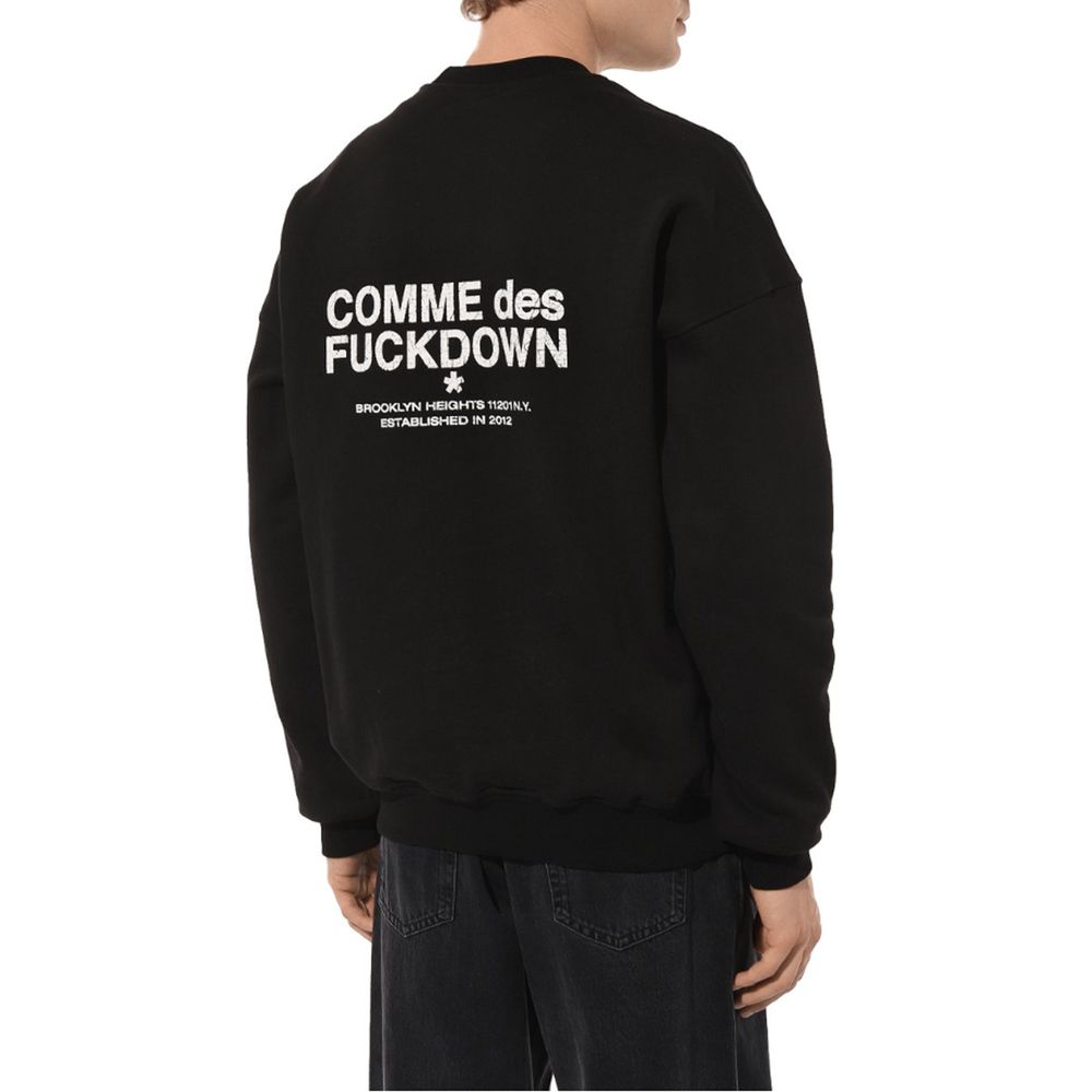 Comme Des Fuckdown svart bomullströja