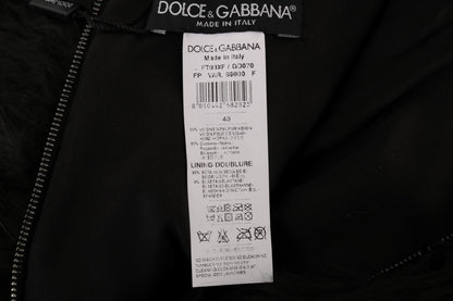 Dolce &amp; Gabbana Exquisite Black Mink Fur Mini Shorts