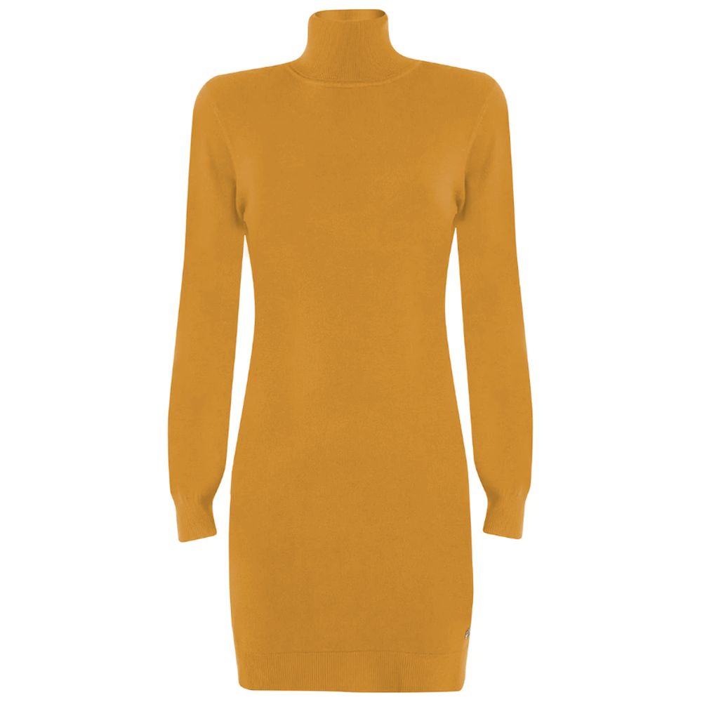 Yes Zee Yellow Viscose Dress