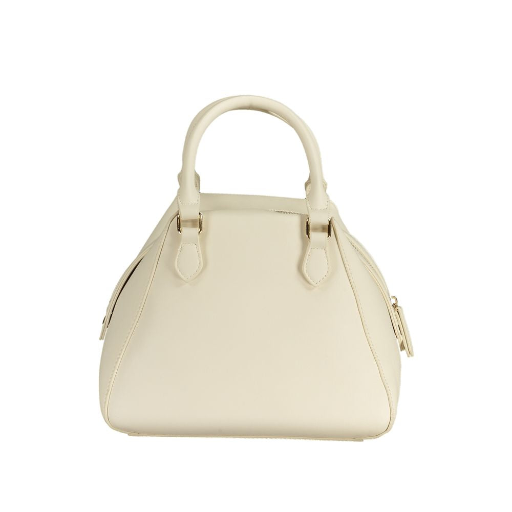 Bolso de mano de polietileno blanco de Valentino Bags