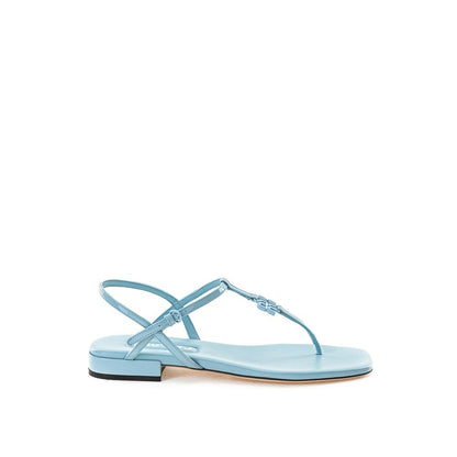 Miu Miu ljusblå Vernice sandal