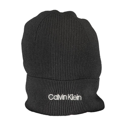 Gorro de lana negro de Calvin Klein