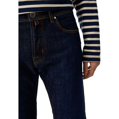 Jacob Cohen Blue Cotton Jeans & Pant