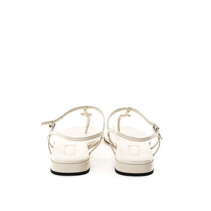 Miu Miu Beige Vernice sandal