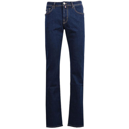 Jacob Cohen Blue Cotton Jeans &amp; Pant