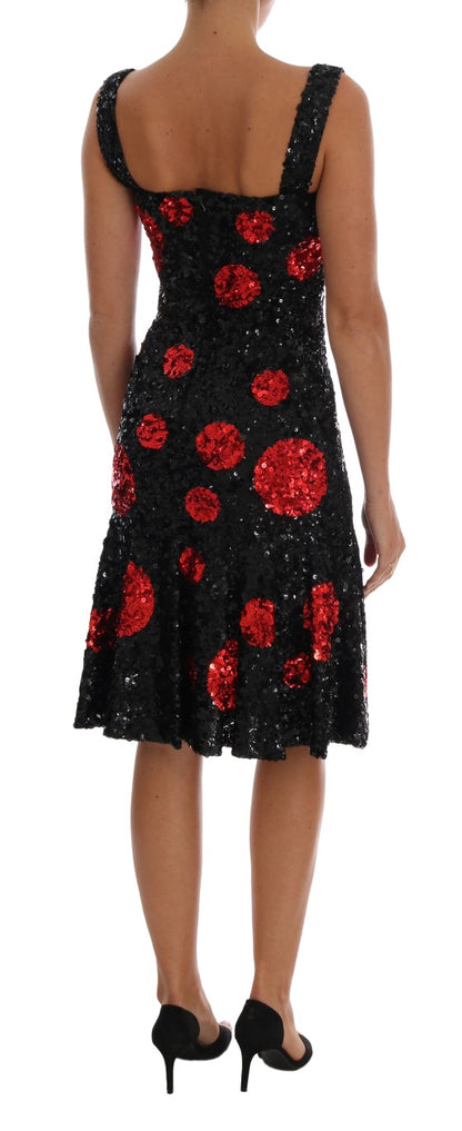 Dolce &amp; Gabbana Elegant Polka Dotted Shift Dress