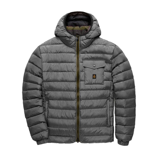 Refrigiwear Gray Nylon Men Jacket