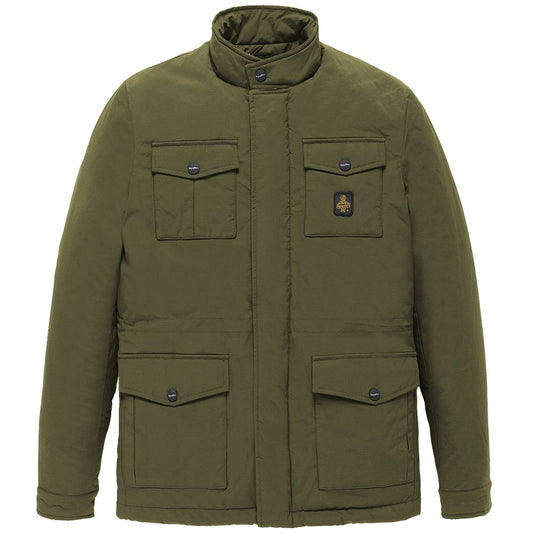 Refrigiwear Green Nylon Men Jacket