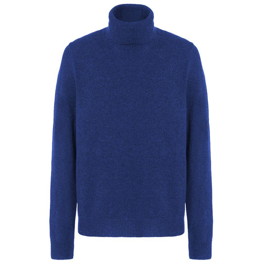 Malo Blue Wool Men Sweater