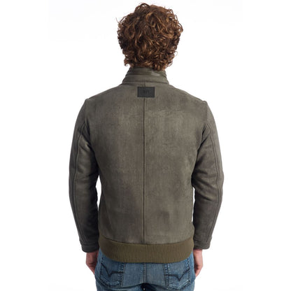 Roberto Pepe Luxury Green Ecomontone Men Jacket