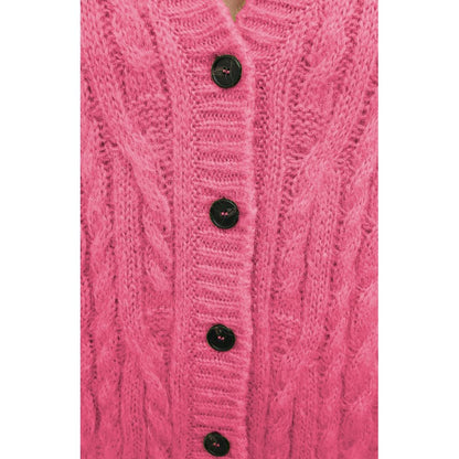 MSGM Pink Acrylic Sweater