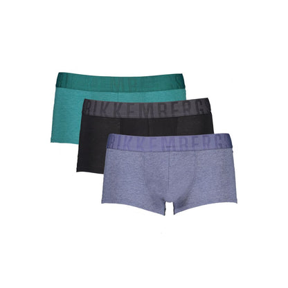 Bikkembergs Green Cotton Underwear