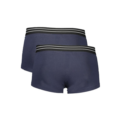 Cavalli Class Blue Cotton Underwear